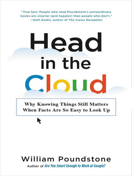 Title details for Head in the Cloud by William Poundstone - Available